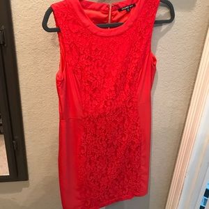 Gianni Bini sleeveless dress with lace detail